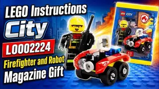 LEGO City L0002224 Firefighter and robot building instructions
