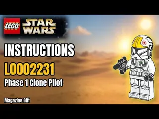 LEGO Star Wars L0002231 Phase 1 Clone Pilot building instructions