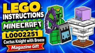 LEGO Minecraft L0002251 Cactus Knight with Breeze building instructions