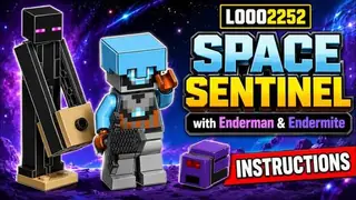 LEGO Minecraft L0002252 Space Sentinel with Enderman and Endermite building instructions