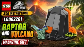 LEGO Jurassic World L0002261 Raptor and Volcano building instructions