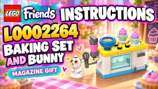 LEGO L0002264 Friends - Baking Set and Bunny - Magazine Gift building instructions