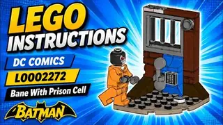 LEGO DC L0002272 Bane with Prison Cell building instructions