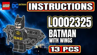LEGO L0002325 DC Comics Super Heroes - Batman with Wings - Batman building instructions