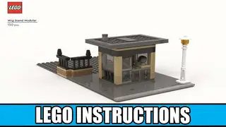 LEGO Miscellaneous MODULAR3 Wig Stand Modular building instructions