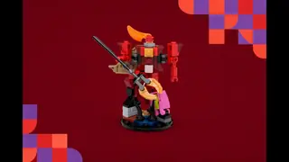 LEGO Ninjago - Mini Build - Micro Fire Knight Mech building instructions