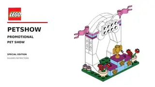 LEGO Promotional PETSHOW Pet Show building instructions