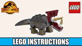 LEGO Jurassic World TRICERATOPS Triceratops building instructions