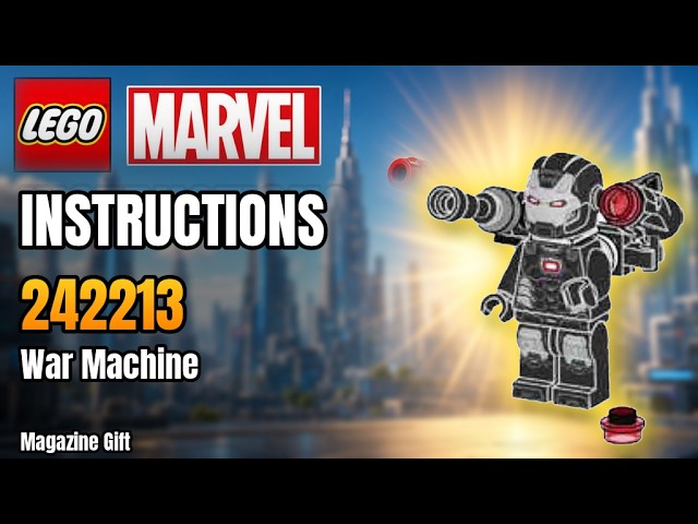 LEGO 242213 Marvel Super Heroes - War Machine - Magazine Gift Instructions
