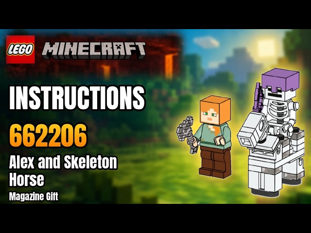 LEGO 662206 Minecraft - Alex with Skeleton and Skeleton Horse ...