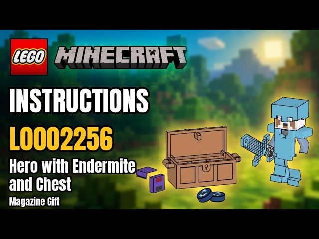 LEGO L0002256 Minecraft - Hero with Endermite and Chest - Magazine Gift ...